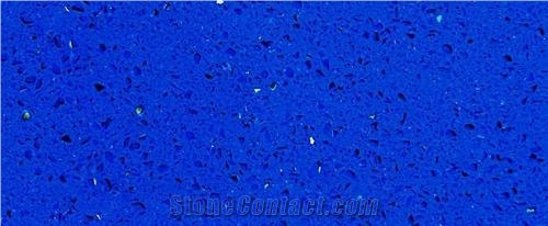 Light Blue Quartz Stone Slab