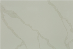 Semi White Calacatta Quartz Stone Slabs