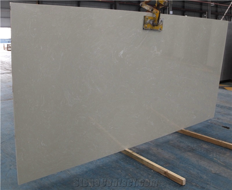 Crystal Beige Artificial Marble Factory Low Price
