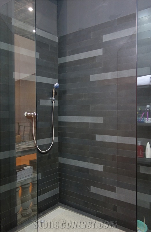 Basalt Bathroom Tiles Stone, Bathroom Tiles Design India 2021