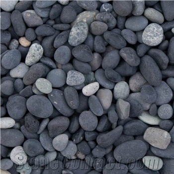 Natural Black & Grey Decoration Pebble All Size