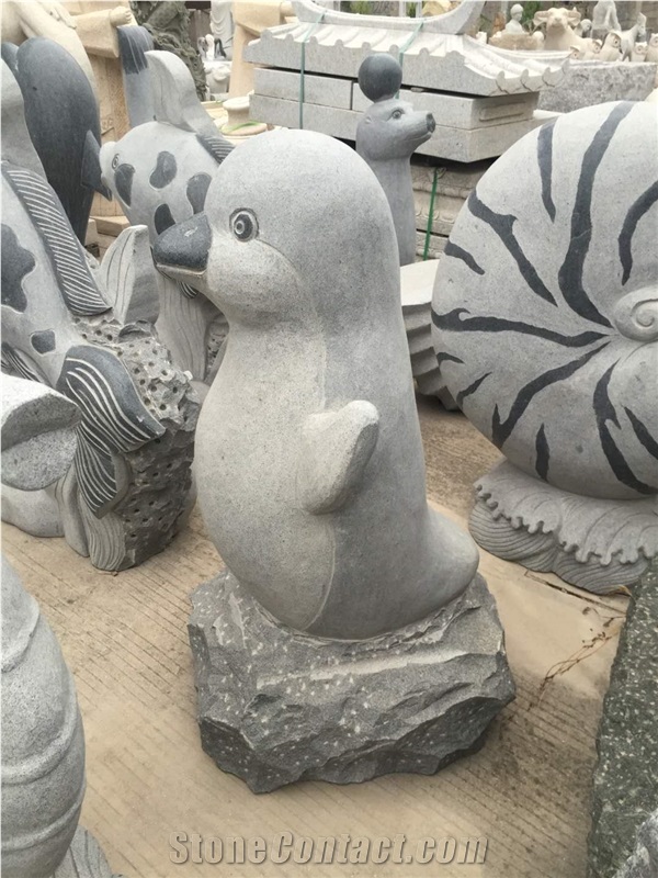 Landscape Animal Stone Sculptures Outdoor Statues