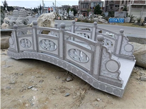 Red Granite Carving Bridge Fence Customization