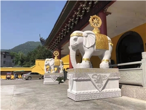 Temple Decoration Animal Sculpture Granite Statues