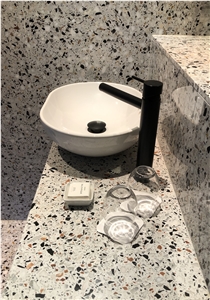 Merrazzo Algarve Engineered Quartz Bathroom Countertop