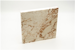 Camelia Beige Marble, Golden Rose Red Marble