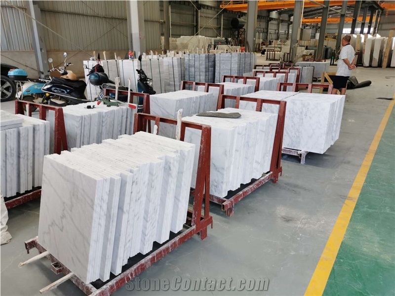China Cheap Guangxi White Marble Popular Slab