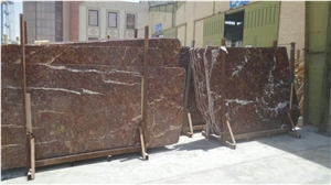 Red Conglomerate Marble M-11144