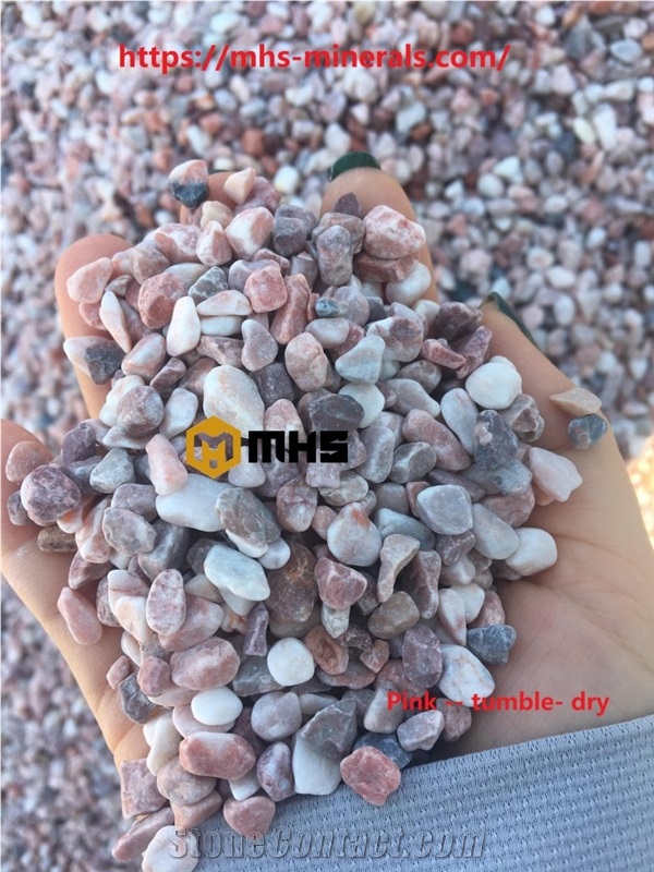 Viet Nam Pink Tumbled Pebble Stone