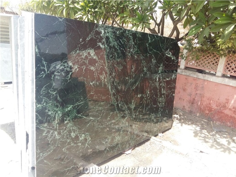Spider Green Marble Tiles