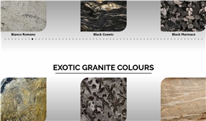 Exotic Granite Slabs Colours