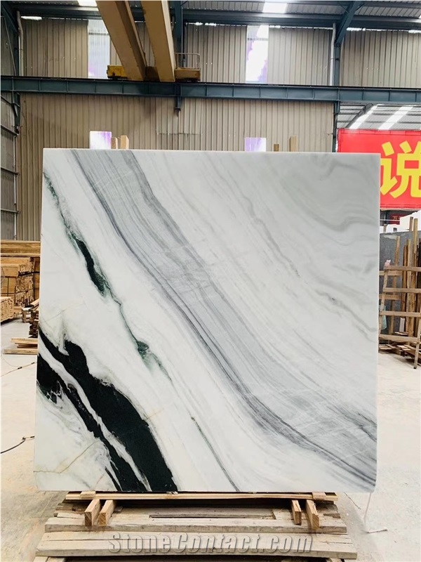China Panda Marble,Landscape Paintings Marble