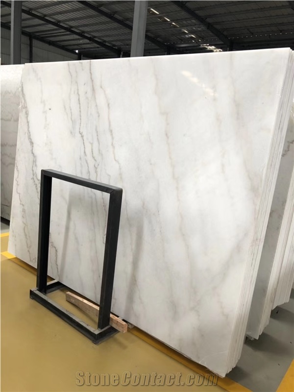 Guanxi White,China Carrara White Marble Slab