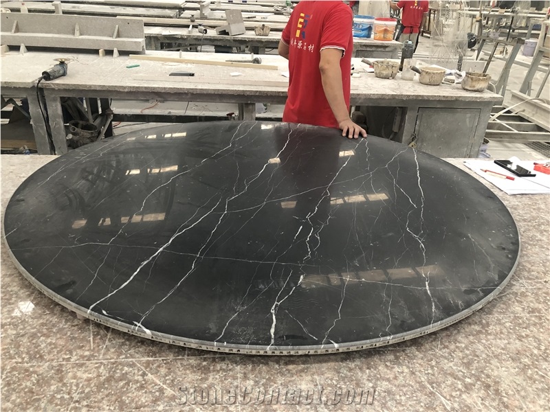 Nero Marquina Marble Tabletops