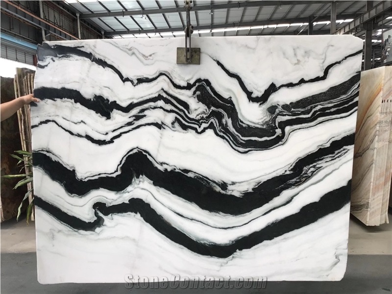 Panda White Marble for Wall Cladding
