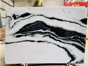 Panda White Marble for Wall Cladding