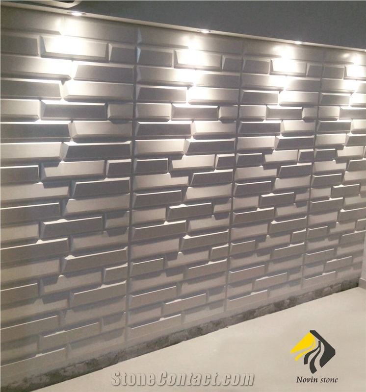 New Gohare Beige Limestone 3d Wall Panels