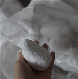 Crystal White Pebble Stone