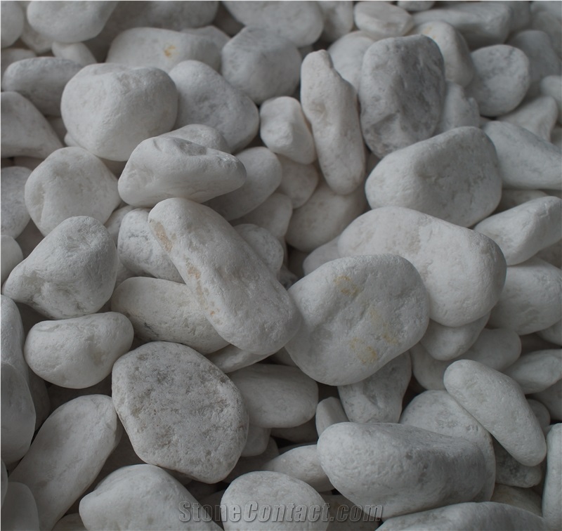 Crystal White Pebble Stone
