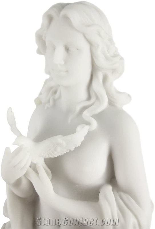 White Marble Birth Of Venus Sculpture Statue