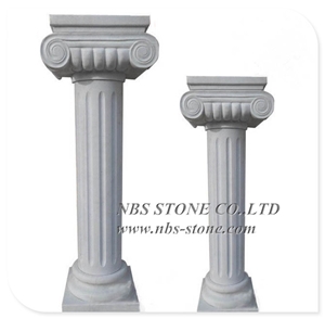 Natural Stone Capital Marble Roman Column