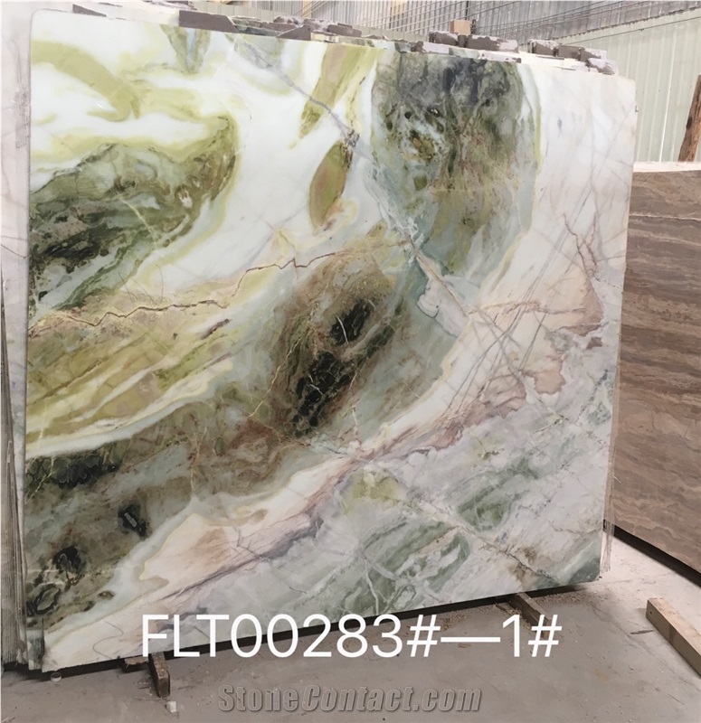 Galaxy Ocean Green Jade Marble Slab,Floor Tiles