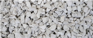 Cloudy White Marble Chips