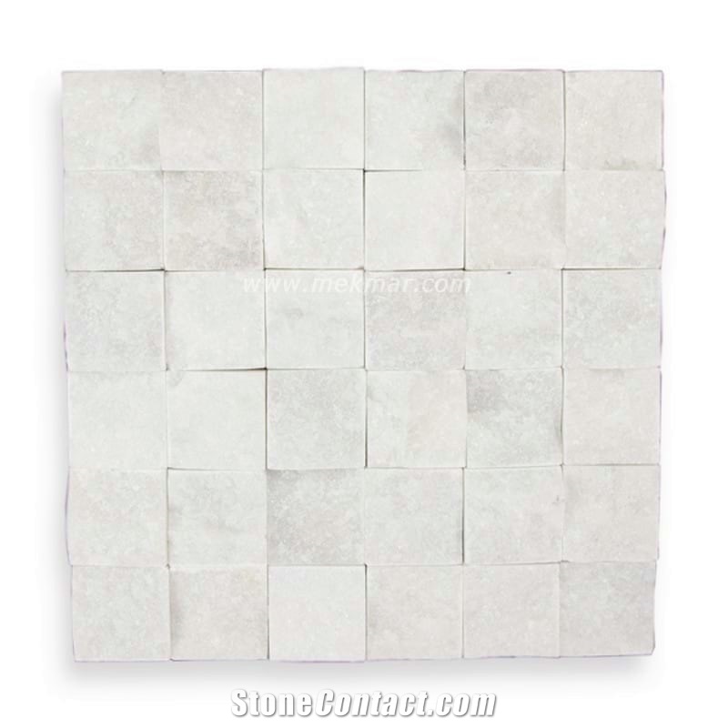 Bianco Ibiza Marble Mosaic Ms-W-44
