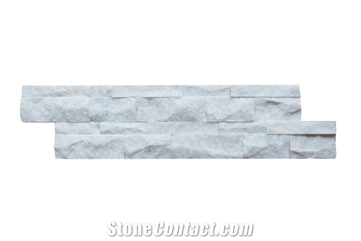 Bianco Ibiza Marble Splitface Mosaic Model Ms-W-P16