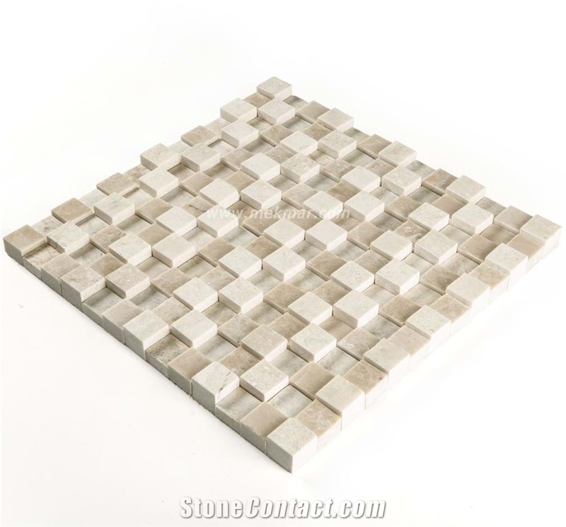 Burdur Beige Marble Mosaic Mp-C-3d22