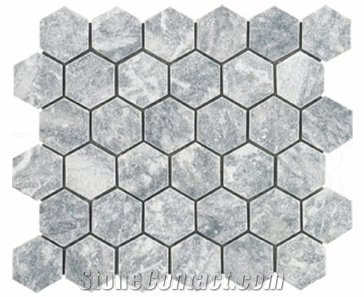 Marble Mosaic Mp-G-Hex44