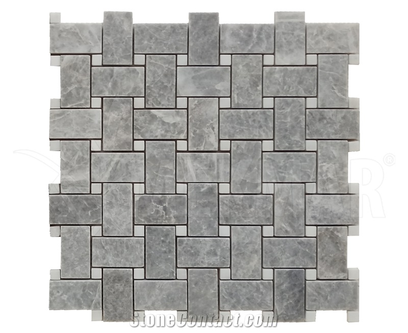 North Grey Marble Mosaic Mp-Gw-B