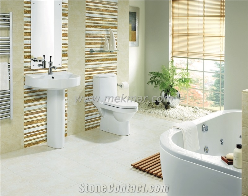 Picasso and Classy Gold Travertine Mosaic Tf-Py-Imp
