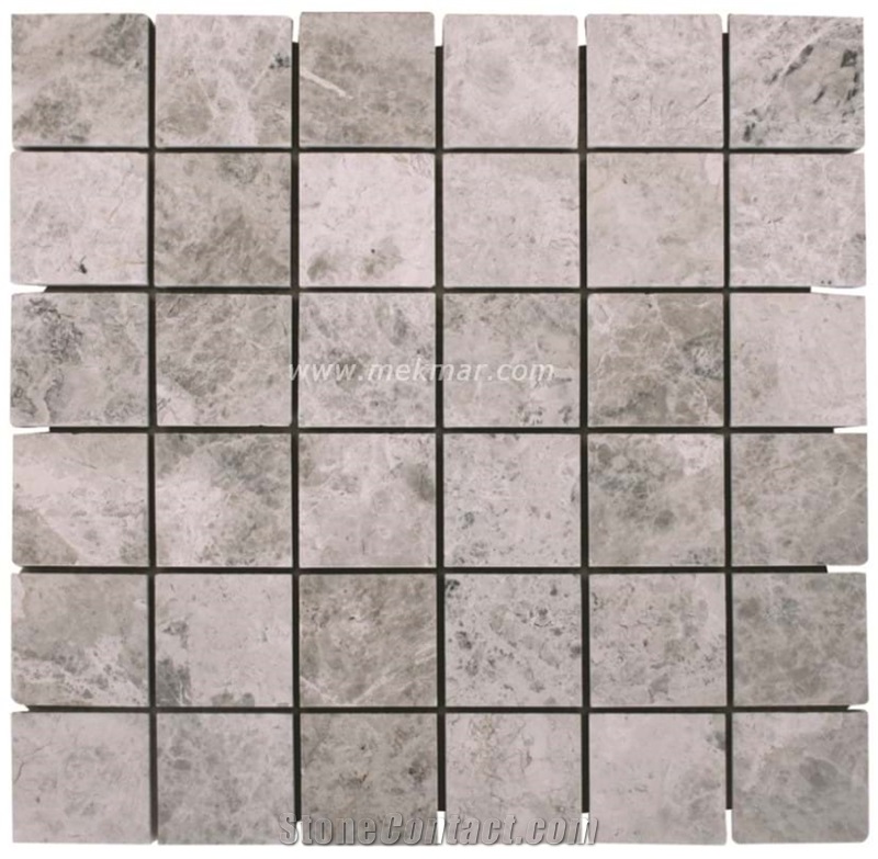 Tundra Grey Marble Mosaic Mp-G-44