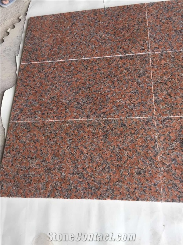 G562 Maple Red Granite Polished Tiles