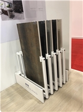 Wooden Floor Tile Flip Display Rack Manufacturers