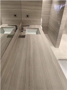 Serpeggiante Indoor White Wooden Color Wood Marble
