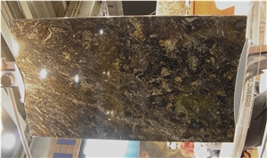 Cosmic Gold Granite Slabs for Kitchen Wall Floor