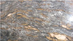 Cosmic Gold Granite Slabs for Kitchen Wall Floor