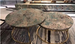 Brazil Amazon Green Quartzite Polished Table Top