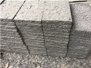 China Fuding Black Basalt G684 Split Curbstone