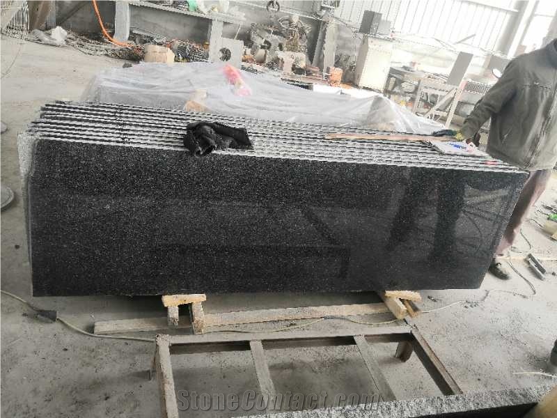 China G332 Beida Black Granite Polished Slabs