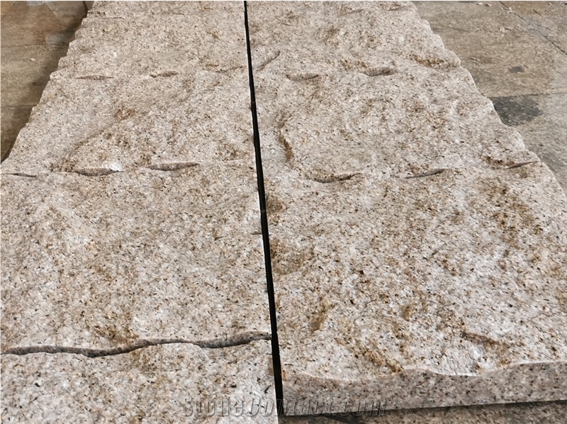 China G682 Granite Rust Stone Split Wall Tiles