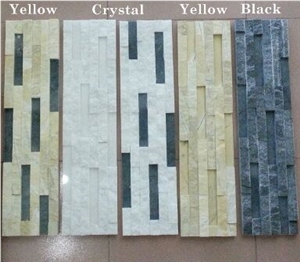 China Jiangxi Black Slate Split Wall Covering Cultured Stone