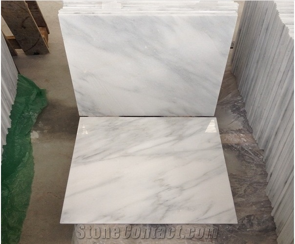 China Oriental White Marble Polished Floor Tiles