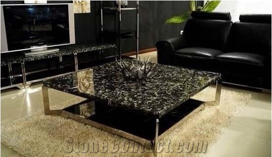 China Shell Fossil Marble Polished Table Top