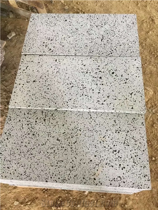 Hainan Grey Basalt Brushed Tiles &Slabs