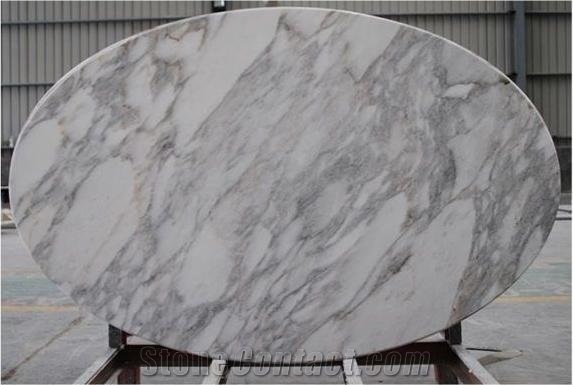 Italy Calaeatta White Marble Polished Tabletops
