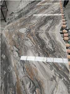 Italy Venice Brown Marble Polished Countertops