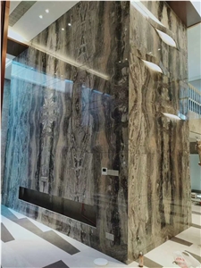 Italy Venice Brown Marble Polished Wall Covering